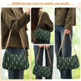 thumbnail image 4 of FORMRS Womens Shoulder Bag with Chain Strap Clutch Purse Cute Tote Handbag, Dark Green Plants, 4 of 7