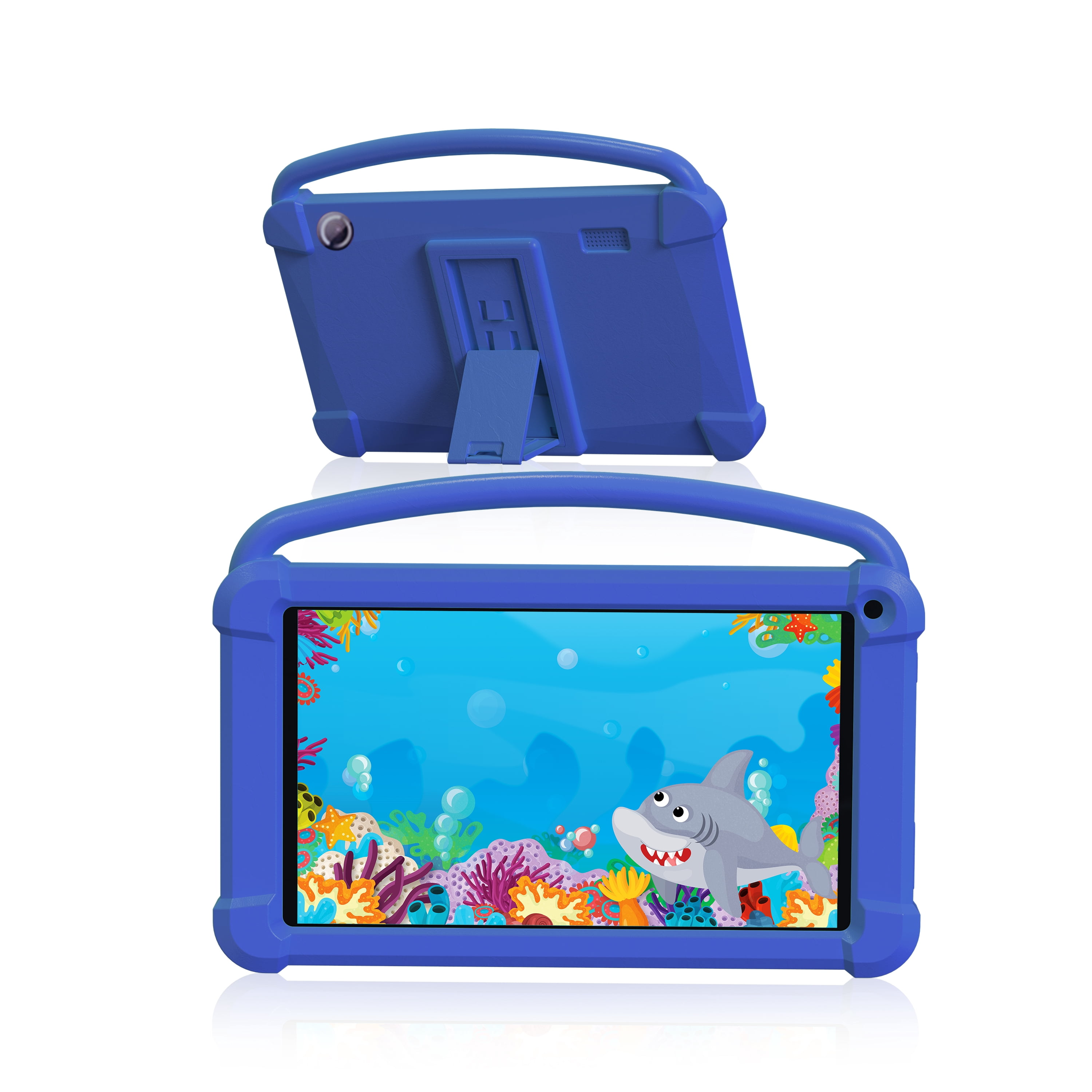 Kids Tablet, 7 Inch Tablet for Kids, Android 12 Tablet 4(2+2)GB RAM+16GB Storage, Toddler Tablets with KIDOZ Parental Control App, WiFi, Bluetooth, Best Gift for Kids Learning and Playing