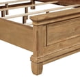 thumbnail image 6 of New Classic Furniture Sunstone Wood King Panel Bed in Honey Brown, 6 of 7