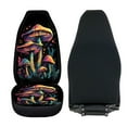 thumbnail image 4 of ZIATUBLE Mushroom Plants Car Seat Cover Protector Auto Front Seat Protector Cover Set 2 Pack Stretchy Seat Covers for Most Car SUV Universal Car Interior Accessories Seat Dust Cover, 4 of 7