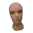 thumbnail image 1 of Cabeza de maniquí calva masculina Fernando HL02 base estable para exhibición de peluca, 1 of 8