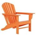 thumbnail image 6 of Afuera Living Portside Classic Outdoor Adirondack Chair (Set of 4) in Orange, 6 of 8