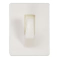 thumbnail image 1 of Ganchos Adhesivos Anchor Blanco 3.3X1.5 Cm 6 Piezas, 1 of 3