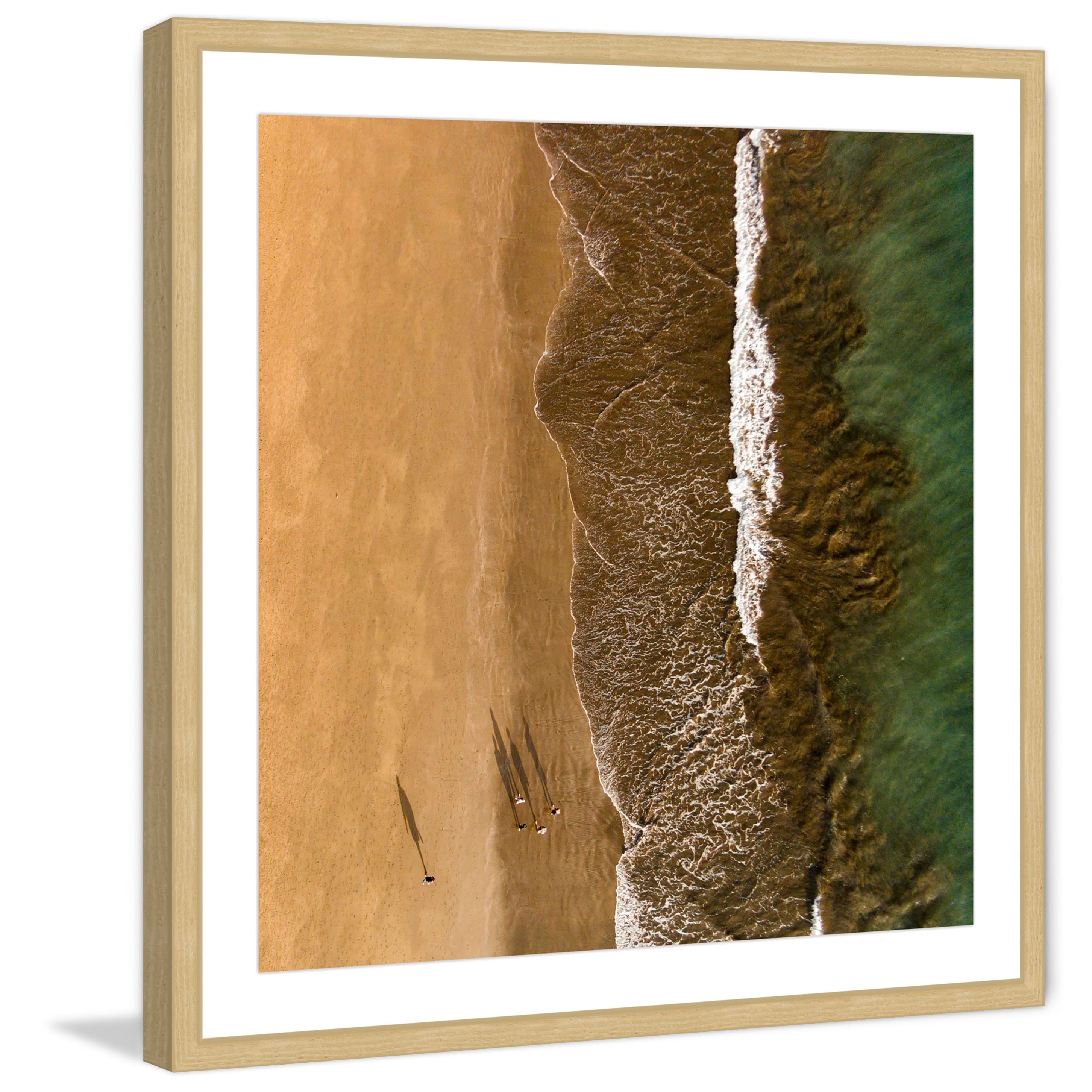 "Along the Water" Framed Painting Print
