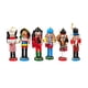 thumbnail image 3 of 6 Piezas Cascanueces de Navidad Adornos de Cascanueces de Madera Estatua de Dibujos Animados de 12 cm Figura de Cascanueces Decoración para, 3 of 9