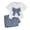 a-White13671, variant on FINALGANG Girls Kids Two Piece Outfit Set Denim Bow Short Sleeve Crewneck TShirts Matching Denim Skirt With Pocket Casual Summer Fashion Set For Daily Wear Leisure Outfit