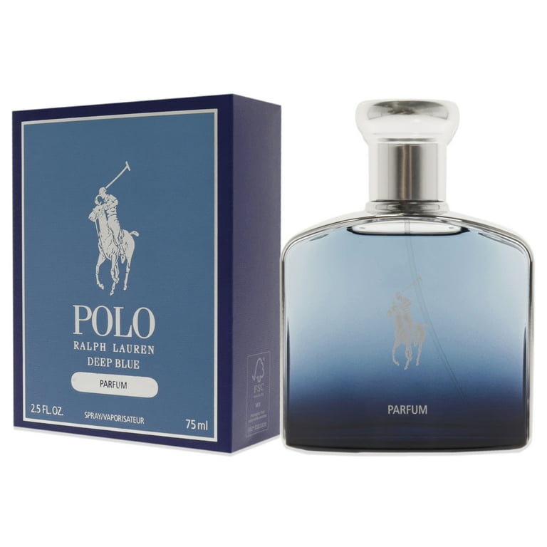 香水(男性用) Ralph Lauren Polo Deep Blue Parfum Ralph Lauren Polo Deep Blue, Fresh and Cool 2.5 oz Perfume