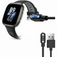 thumbnail image 1 of ccwmincc Compatible with YoYoFit Smart Watch Charger, 1M Magnetic Replacement Charging Compatible for YoYoFit HT31, Y27, HT17 Smart Watch (Black, 2.84mm Charger), 1 of 1