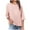 Pink, variant on Plus Size 4X Women's Short Sleeve Tops Sale Under $10 Free Shipping Summer Casual Loose Solid Color Blouse