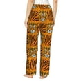 thumbnail image 3 of Fotbe Tiger Women's Pajama Pants,Sleepwear Pants,Pj Bottoms Drawstring And Pockets-X-Large, 3 of 9