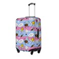 thumbnail image 2 of Balery Bees And Daisies Striped Luggage Cover Protector, Scratch And Dirt Resistant, Fits 18-32 Inch Luggage - Medium, 2 of 9