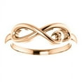 thumbnail image 3 of FB Jewels 14K Rose Gold Infinity-Inspired Heart Ring, 3 of 3