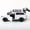 Range white, variant on (Bagged) 1/36 scale replica Range Rover die-cast toy car model, three doors that can be opened, pullback function, boy's toy.