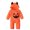 Orange, variant on Jamicy Onesie Pajamas Infants Winter Halloween Long Sleeved Round Neck Pumpkin Pattern Jumpsuit Baby Onesies Halloween Gifts for Children