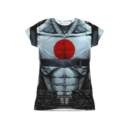 Bloodshot Comics Superhero Shirtless Straps Costume Juniors Front Print T-Shirt