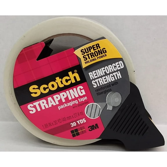 3M Scotch 30 Yd. Reinforced Strength Strapping Tape