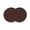 Brown, variant on Solid Dark Blue Round 13 Inch Placemats Set of 2, Minimalism Abstract Denim Texture HeatResistant Non Slip Place Mats for Dining Table, Wipeable Braided Kitchen Table Mats for Housewarming