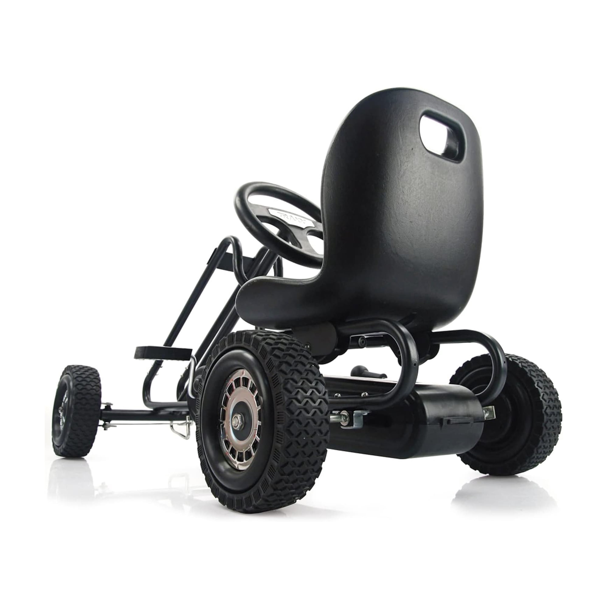 hauck Lightning Ergonomic Pedal Ride-On Go Kart for Kids, Black