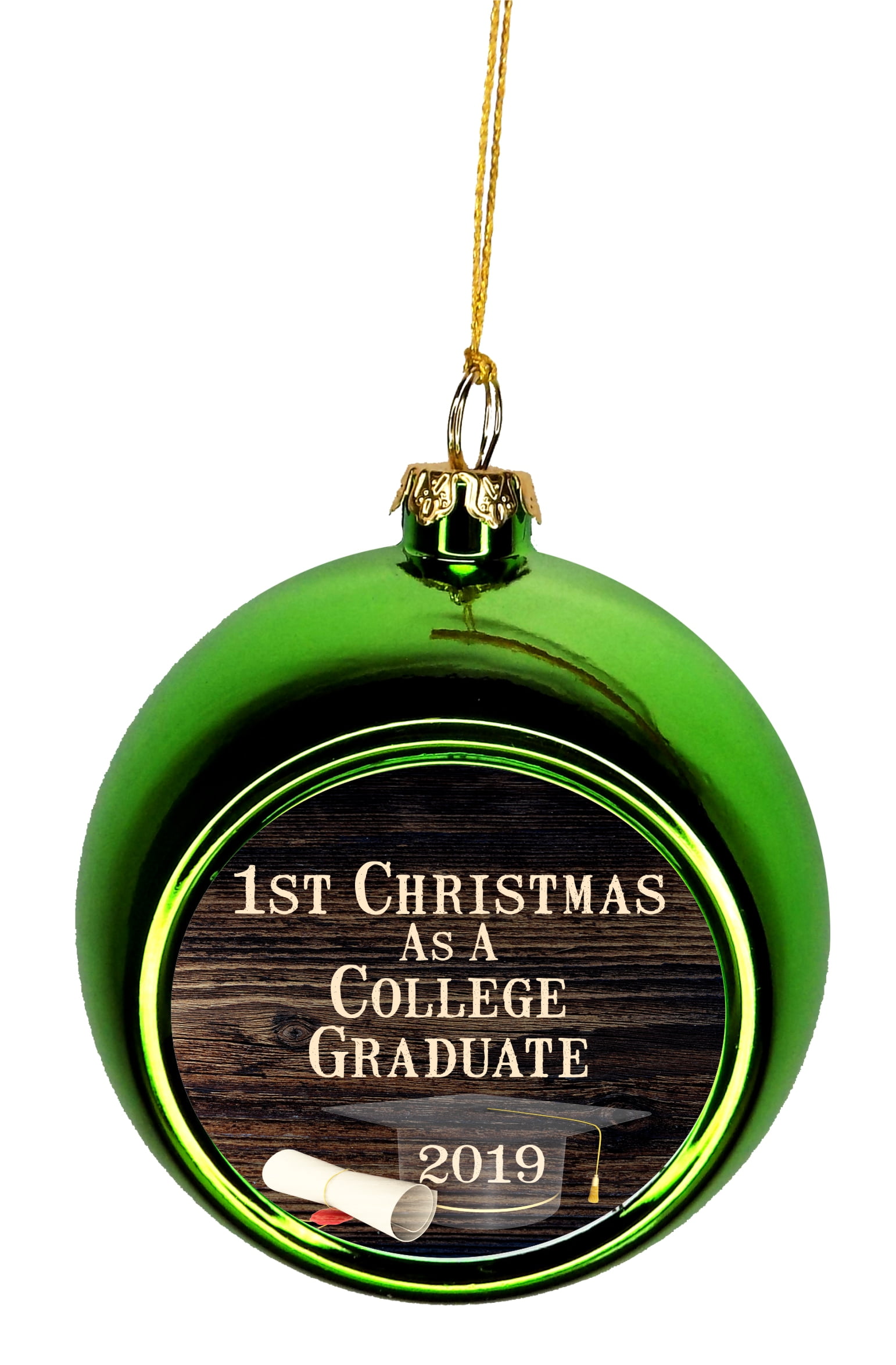 1st Christmas As A College Graduate 2019 First Ornaments Bauble