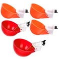 thumbnail image 1 of EeaseCA 5pcs Plastic Duck Waterer Replaceable Chicken Waterer Automatic Water Feeders, 1 of 9