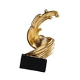 thumbnail image 4 of TISHITA Modern Art Sculpture Table Centerpiece Creative Collection Aesthetic Gift Table Ornament Golden Figurine for Farmhouse Indoor B, 4 of 8