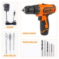 thumbnail image 7 of CARTMAN Power Tool Combo Kits with 12V Cordless Drill, Professional Household Home Tool Kit Set, DIY Hand Tool Kits for Garden Office House Repair, with a Robot Style Carry Box, 7 of 7