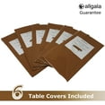 thumbnail image 2 of Allgala 6-Pack Premium Plastic Table Cover Medium Weight Disposable Tablecloth-6PK 54"x108"-Brown-TC58316, 2 of 4
