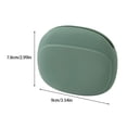 thumbnail image 2 of kurtrusly Earphone Storage Box Portable Mobile Phone Data Cable Earbuds Carrying Case Reusable Pocket Container Purse Bag Organizer Green, 2 of 7