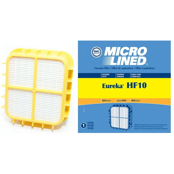 DVC Micro-Lined Replacement Filter HF10 Fits Eureka 8800, 8810, 8850, 8860, 8870 Series Uprights Vac - 1 Filter