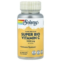Solaray Time Release Super Bio Vitamin C 1,000 mg 60 Veg Caps