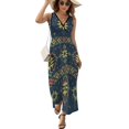 thumbnail image 1 of Bohemian Pattern Vestido Sin Mangas , Vestidos De Lujo Para Ocasiones Oficiales, 1 of 5