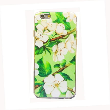 LiengYe Pear Blossom Soft Protective TPU Case for iPhone 6 6s Plus