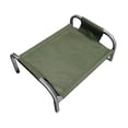 thumbnail image 2 of lingqin Lit Hamac pour Chat Cadre en Acier Inoxydable Durable Lit Surélevé pour Animal Anti-Humidité Facile à Vert, 2 of 9