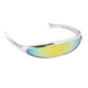 thumbnail image 4 of Gafas de sol futuristas de moda con espejo de robot alienígena, lentes estrechas de una sola lente para amarillo, 4 of 9