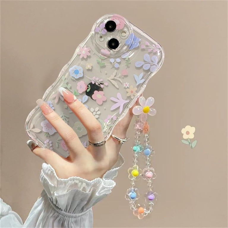 XINYEXIN Cover per Realme C11 (2021), Custodia Floreale per Ragazza Donna Motivo Floreale Trasparente TPU Antiurto Custodia Protettiva Telefono - Cat