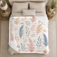 thumbnail image 5 of Pampas Grass Botanical Bohemian Calm, Cozy Friendship Quote Scene, Warm Flannel Blanket for Living Room and Reading Nook, Art Lovers Friendship Gift, Artistic Home Decor, 5 of 9