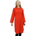 thumbnail image 1 of Phagun Kurti Droite Rouge Personnalisée pour Femmes à Manches Longues en Coton Kurta Vêtements-18, 1 of 1