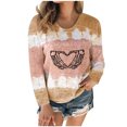 thumbnail image 1 of Blusa casual de manga larga con cuello redondo para mujer Tops estampados de Halloween Fridja  fjkfkj743, 1 of 4