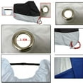 thumbnail image 2 of Phenofice Motorcycle Sunshade Cover Motorbike Cover Black 190T Polyester Fabrics 1Pcs, 2 of 6
