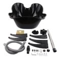 thumbnail image 3 of Adjustable Height Hair Basin,Portable Hair Basin with Stainless Steel Support Pipe Fully Adjustable Bowl for Salon Use, 3 of 8