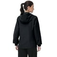 thumbnail image 3 of Xidunhg Women's Lightweight Jacket Waterproof Packable with Hood Cycling Bike Outdoor Jacket Windbreaker Black M, 3 of 12