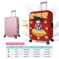 thumbnail image 5 of Anime Cartoon Dragon Ball Z (12) Travel Suitcase Protector Elastic Washable Protective Baggage Covers With Concealed Zipper For 22-24 Inch Suitcase - M, 5 of 5