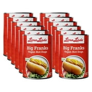 Loma Linda - Big Franks (15 oz.) (Pack of 12)  Meatless Hot Dogs - Vegan