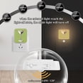 thumbnail image 4 of Yayeee LED Night Lights with Motion Detectors Auto Dusk to Dawn Light Sensors, 2 Pack, Light Black Martini, 4 of 7