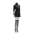thumbnail image 3 of Woman's Marionette Black Dress with Stocks Halloween Carnival Puppet Outfit, 3 of 11