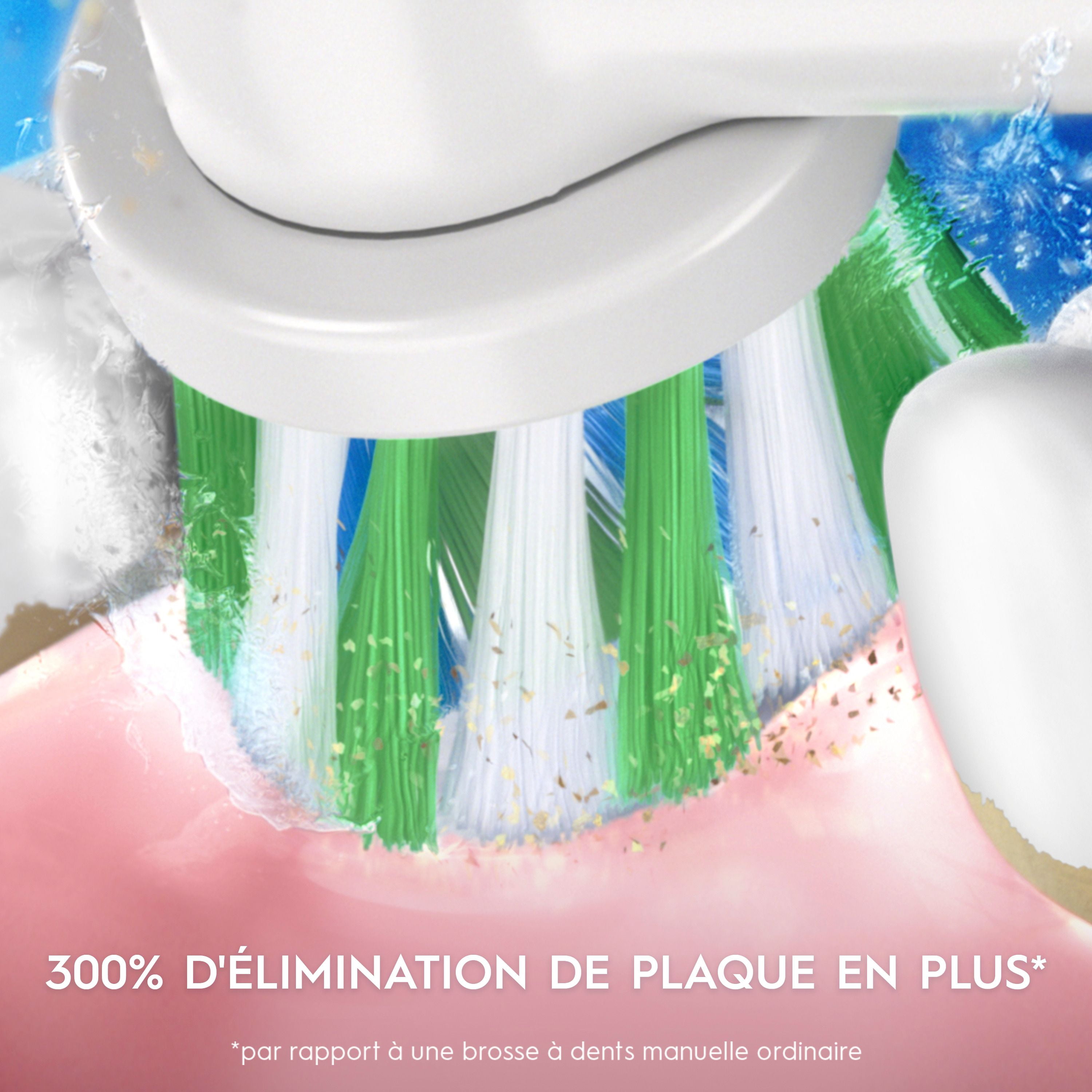 Oral-B Pro 1000 Electric Toothbrush, Black & White, 2 Handles, 2 Chargers, 2 Brush Heads