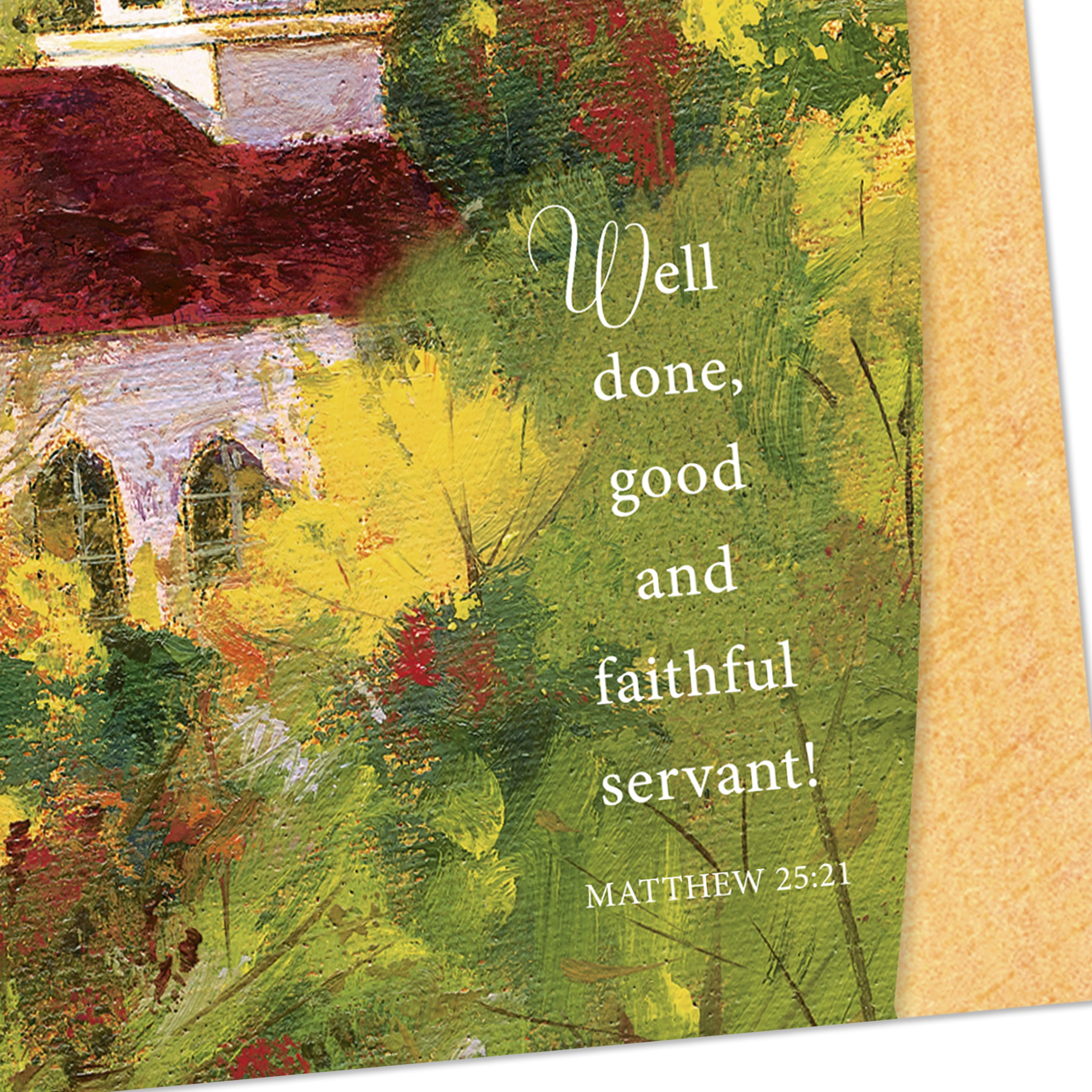 DaySpring Religious Thanksgiving Card (Thank You for Your Service), 1 Count