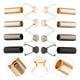 thumbnail image 3 of 8 piezas de puntas de cordones de metal, agujetas de repuesto para cordones de zapatos, 3 of 5