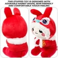 thumbnail image 2 of Rabbit Bunny Stuffed Toy Doll Chinese Zodiac Rabbit Mascot Toys Bunny Pillow Toy, 2 of 8
