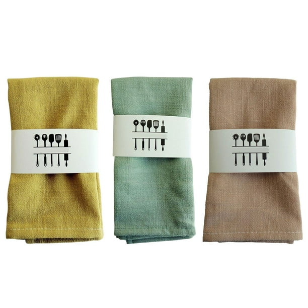 3 uds servilletas de tela Baoblaze Lavables para mesa de comedor 40 cm x 40 cm